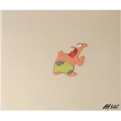 SpongeBob Animation Screaming Patrick Original Cel Art