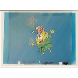 Background Balancing Original Cel Spongebob Animation