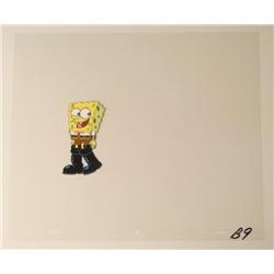 Squeaking Black Original Cel SpongeBob Production Art