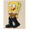 Image 2 : Squeaking Black Original Cel SpongeBob Production Art