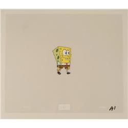 Walking SpongeBob Original Animation Cel Art Squarepant