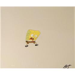 Arms Missing SpongeBob Animation Art Cel Dry Original