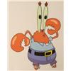 Image 2 : Original Animation Art Cel SpongeBob Krab Mysterious