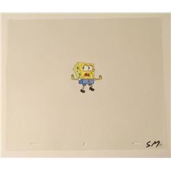 Stop Original SpongeBob Hand Cel Production Art Out