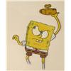 Image 2 : Cel Animation Art Original SpongeBob Throw It Man Clock
