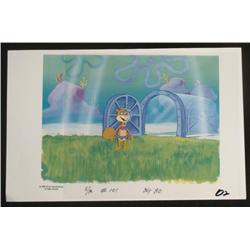 Animation Treedome Original SpongeBob Cel Background