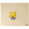 Image 1 : Sneezing SpongeBob Original Production Art Cel Swim