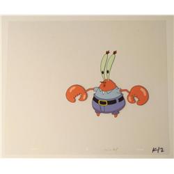Very Intrested Krab SpongeBob Original Production Cel