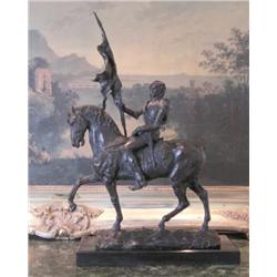 Marvelous Bronze Sculpture The Patriot