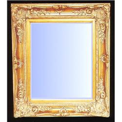 Heavily Ornate gold gilt Mirror