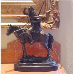 Magnificent Bronze Sculpture Scout