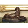 Image 3 : Wonderul Bronze Sculpture Labrador Retriever Laying