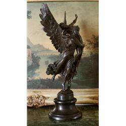 Beautiful Bronze Sculpture Cupid & Psyche