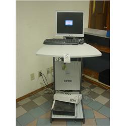 FLAT SCREEN W/KEY BOARD & AUDIO STAND