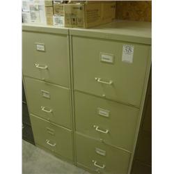 3 DRAWER FILE CABINET (2X)