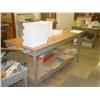 Image 2 : WORK TABLES (3X) CASTERED