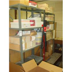 METAL SHELVES (2X)