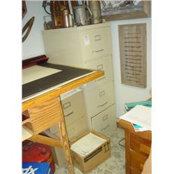 4 & 2 DRAWER FILE CABINETS (2X)