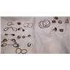 Image 3 : WHOLESALE LOT OF RINGS & EARRINGS
