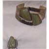 Image 1 : Sterling cuff Bracelet & matching Ring  67.5 Grams