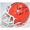 Image 1 : JIM BROWN HAND-SIGNED CLEVELAND BROWNS MINI-HELMET