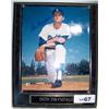 Image 1 : DON DRYSDALE HAND SIGNED L.A DODGER PHOTO-PLAQUE