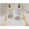 Image 2 : (2)VINTAGE  FRENCH OPALESCENT ART GLASS PERFUME ATOMIZERS