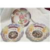Image 3 : (3) ANTIQUE GERMAN HANDPAINTED BOWLS IN EXCELLENT CONDITION