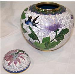 Vintage Cloisonne Ginger jar