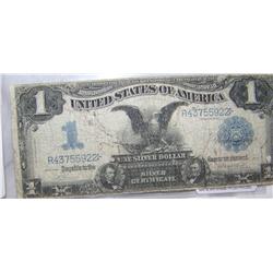 RARE 1899 $1 SILVER CERTIFICATE LARGE BILL