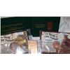 Image 1 : (4X$) MULTI-PIECE COIN & TOKEN LOT BIRTH OF NATION GA & CNT; 1/2 pound Copper bar