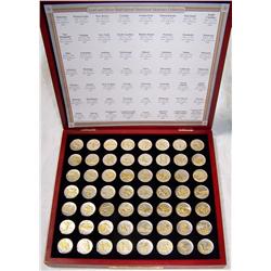 24KT. and .999 Silver Highlighted Statehood Quarters Collection.