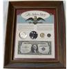 Image 1 : "The Silver Story" Four Examples of Uncirc. Currency and Coin Items 1888 Thru 1964.