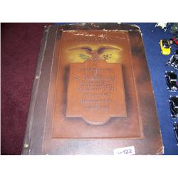 Stars and Stripes Leather Book.