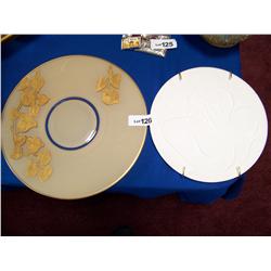 Two Piece Lot. Incl. Signed R.C. Gorman Ltd Ed. Decorative Plate. "Earth Child" State 1 1979 #47/50.