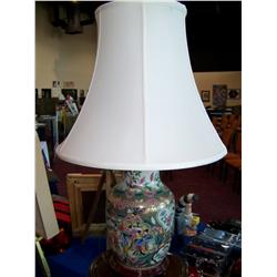 Hand Painted Chinese Lamp.