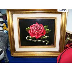 Still Life Painting on Board Signed Lak.