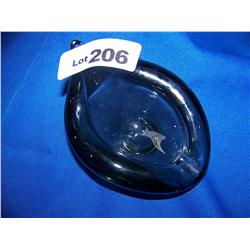 Signed art glass paper weight