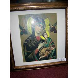 Orthodox Icon nicely framed reproduction print