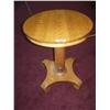 Image 1 : Vintage circular Breakfast  Oak table 24" in diameter