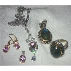 (2X$)ASSORTED JEWELRY & PENDANT & RING