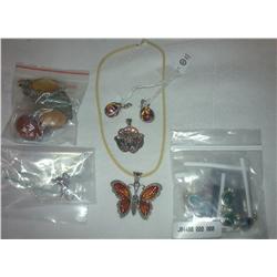 Assorted Wholesale lot of Sterling Silver Jewelry