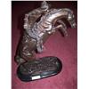 Image 1 : Fredrick Renmington Bronze recast sculpture on marble base 22" T