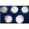 Image 2 : (5x) MORGAN SILVER DOLLAR COLLECTION OF GEM BU CONDITION 1879-O,1883-O,1885,1901-O,1904-O