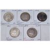 Image 1 : (5X$) 90% SILVER U.S COMMEMORATIVE HALF (5)1893