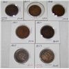 Image 1 : (7X$) U.S LARGE CENTS FINE-VF & INSEQUENCE 1847-1853