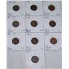 Image 1 : (10X$) CHOICE INDIAN CENTS MANY EARLY DATES (3)1864,(2)1874,1875,(2)1878,(2)1909
