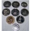 Image 1 : (9X$) U.S & PRESIDENTIAL COMMEMARTIVES-PROOFS
