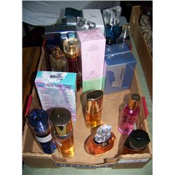 Box Lot (30) Perfume bottles as shown