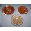 Image 1 : Lot of (3) Carnival Glass Bowls